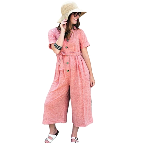 Free People Pants - FREE PEOPLE Endless Summer by Free People Lighthouse Crop Jumpsuit XS